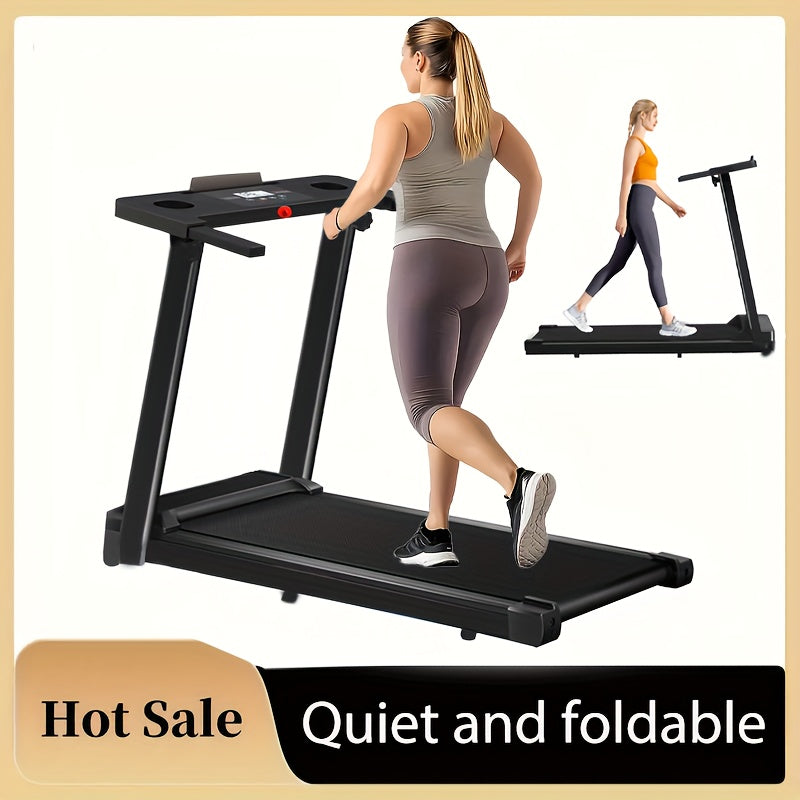 3‑in‑1 Foldable Portable Treadmill with 14% Auto Incline, 3.0HP Quiet Walking Pad Treadmill with Handle, 300 Lbs Heavy‑Duty Capacity for Home Indoor Use