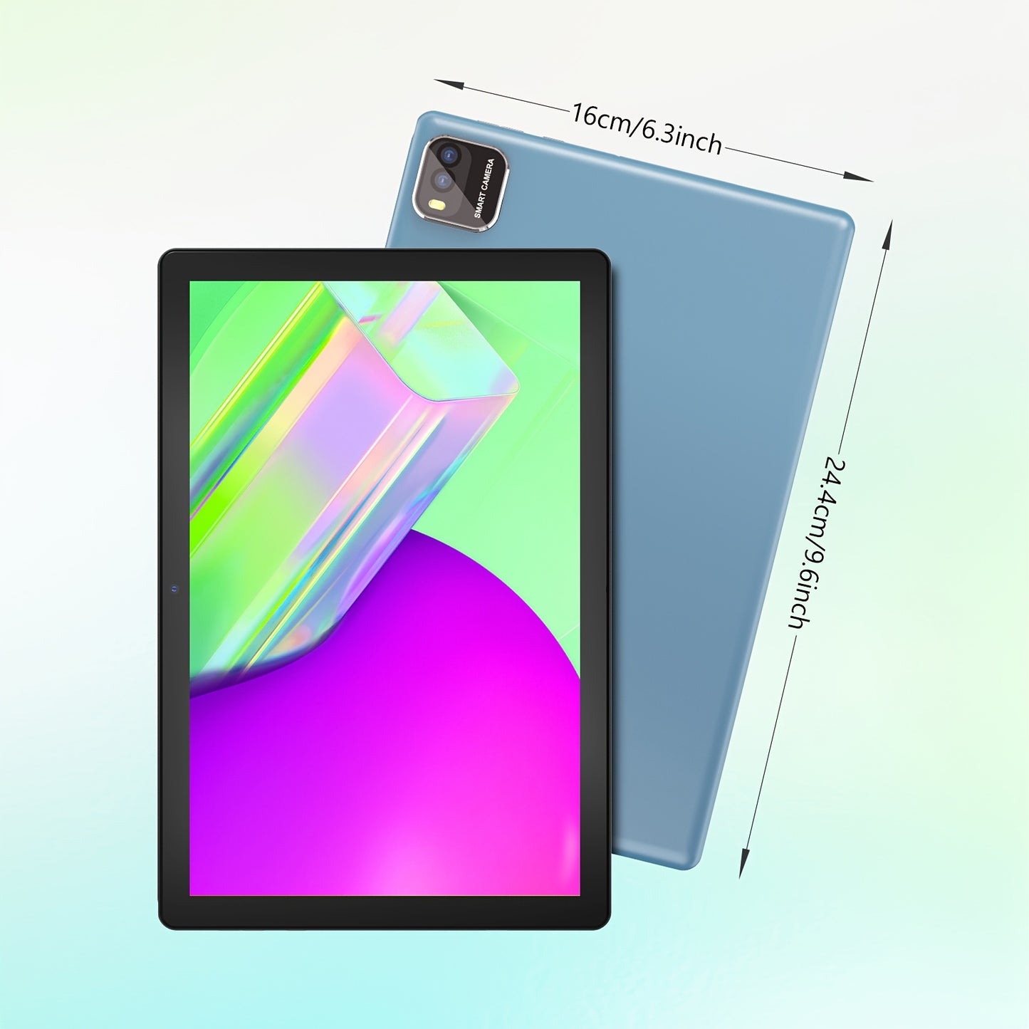 10 Inch Android 15 Tablet, 64GB ROM 12GB RAM Support 1TB Expand, Quad Core WiFi Tablet with FHD IPS Screen 6000mAh Battery, Dual Camera 2-in-1 Tablet with Keyboard Mouse Case Stylus