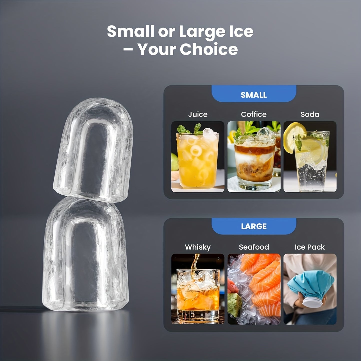 Portable Countertop Ice Maker, 28Lbs/24Hrs Fast Ice Machine with Self-Cleaning Function, Quiet Compact Ice Maker for Home Kitchen RV Outdoor Use